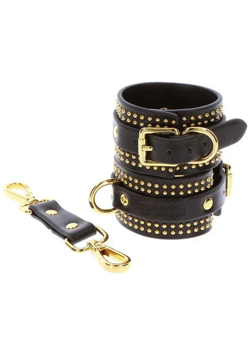 Vogue Studded Wrist Cuffs Set by Taboom - Happytoys Sexshop: online sex shop for Feeling Happy & Easy 😊 - Discreet geleverd