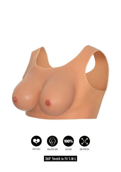Wearable Breasts Top E Cup by Hidden Desire - Happytoys Sexshop: Toys for Feeling Happy & Easy 😊 - Discreet geleverd