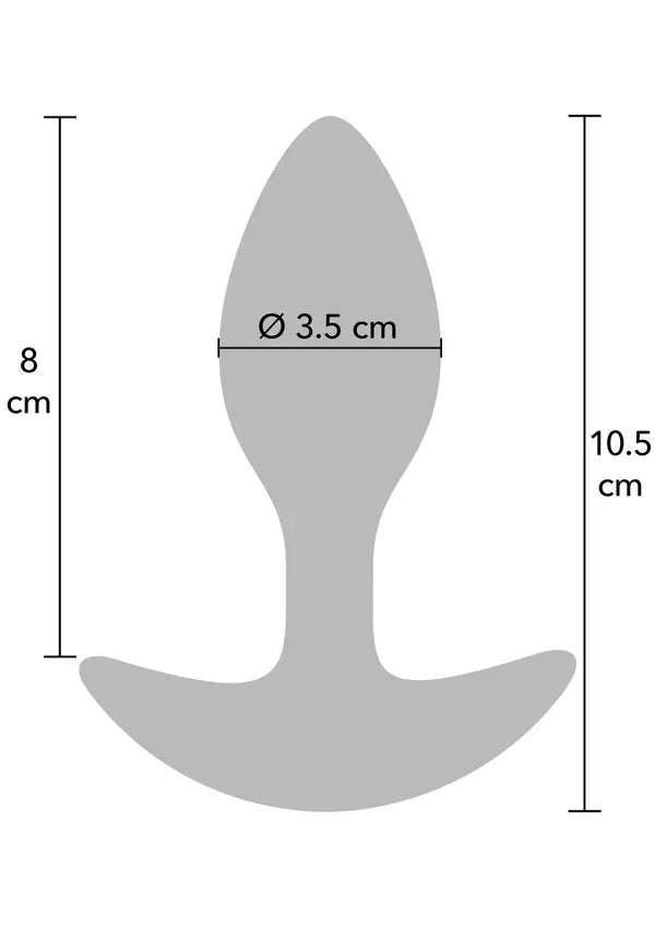 Weighted Anal Plug 90g by Hidden Desire