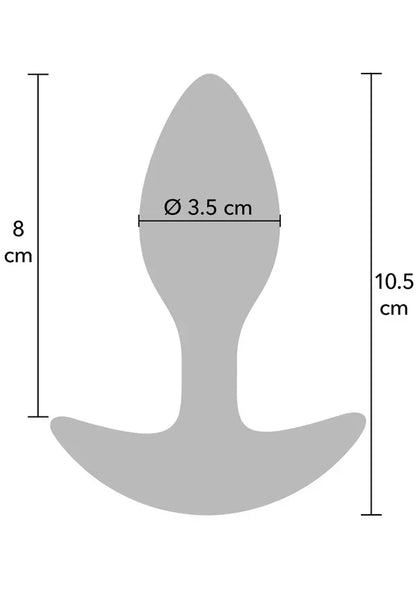 Weighted Anal Plug 90g by Hidden Desire