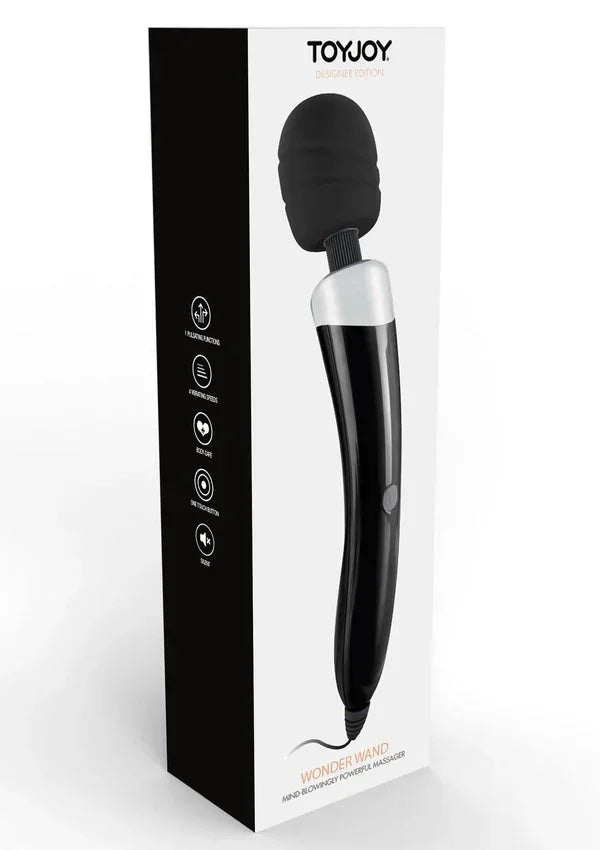 Wonder Wand Massager Purple by ToyJoy - Happytoys Sexshop: Toys for Feeling Happy & Easy 😊 - Discreet geleverd