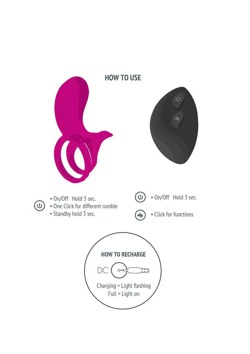 Couples Stimulator Ring by Xocoon - Happytoys Sexshop: Toys for Feeling Happy & Easy 😊 - Discreet geleverd