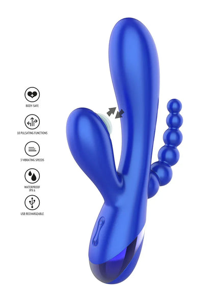 Triple Love Vibrator by Xocoon - Happytoys Sexshop: online sex shop for Feeling Happy & Easy 😊 - Discreet geleverd