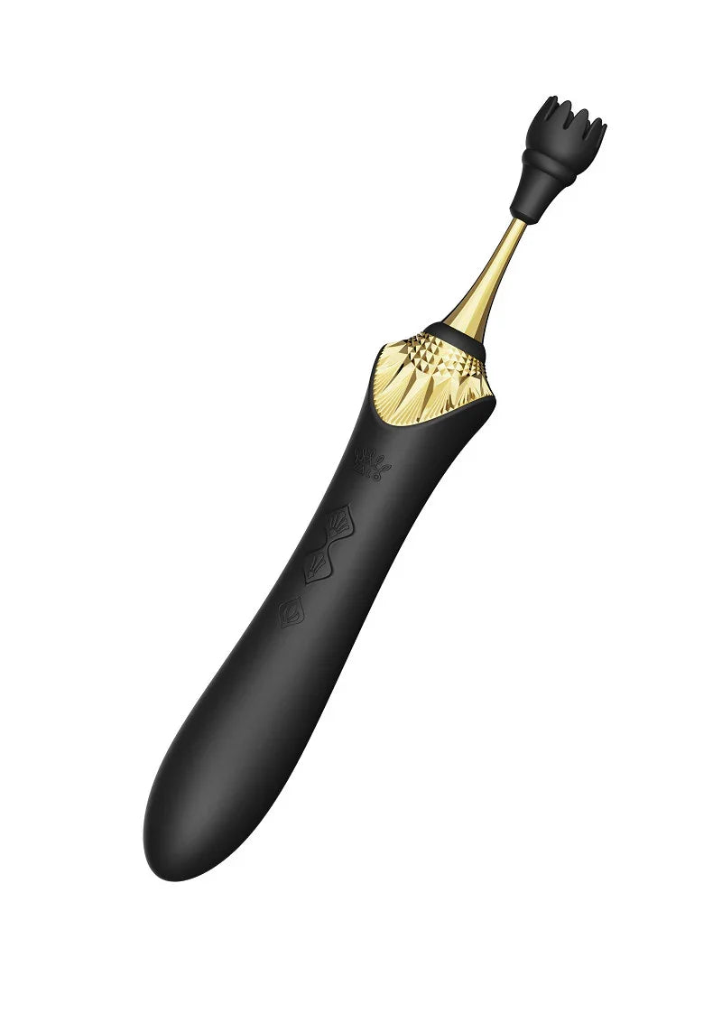 Bess 2 Clitoral Vibrator Zwart by Zalo - Happytoys Sexshop: Toys for Feeling Happy & Easy 😊 - Discreet geleverd