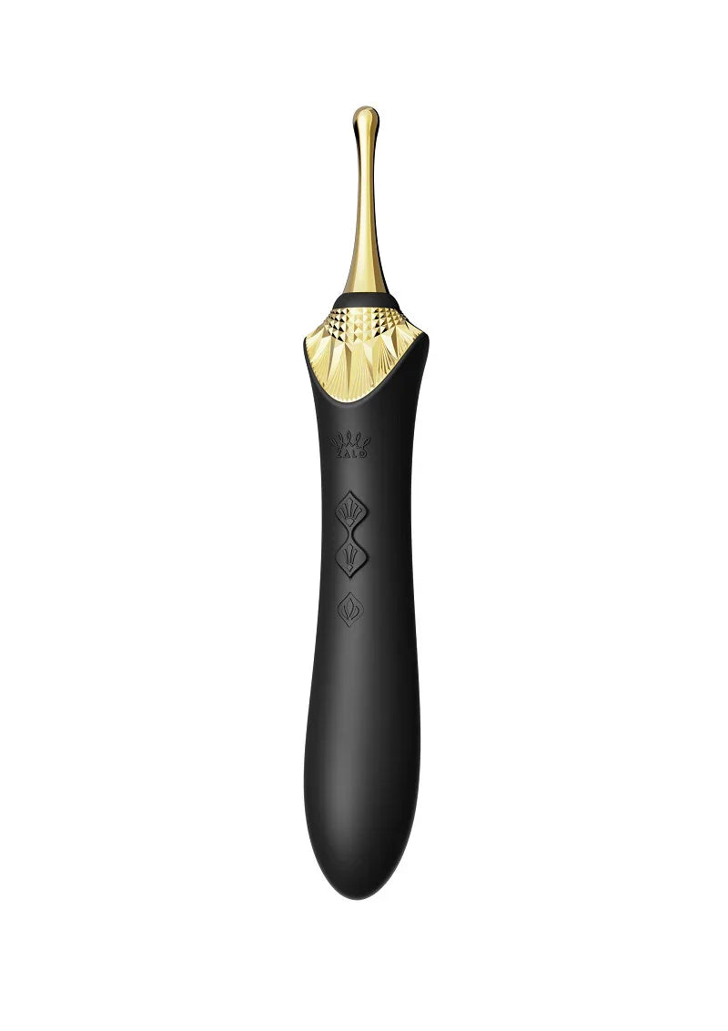 Bess 2 Clitoral Vibrator Zwart by Zalo - Happytoys Sexshop: Toys for Feeling Happy & Easy 😊 - Discreet geleverd