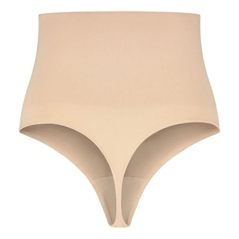 BYE-BRA - THONG STYLE SEAMLESS GIRDLE BEIGE SIZE S - Happytoys Sexshop: online sex shop for Feeling Happy & Easy 😊 - Discreet geleverd