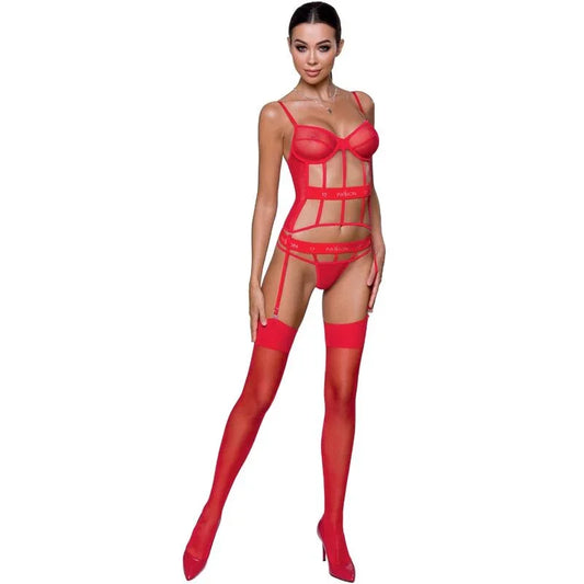 PASSION - KYOUKA CORSET RED S/M - Happytoys Sexshop: online sex shop for Feeling Happy & Easy 😊 - Discreet geleverd