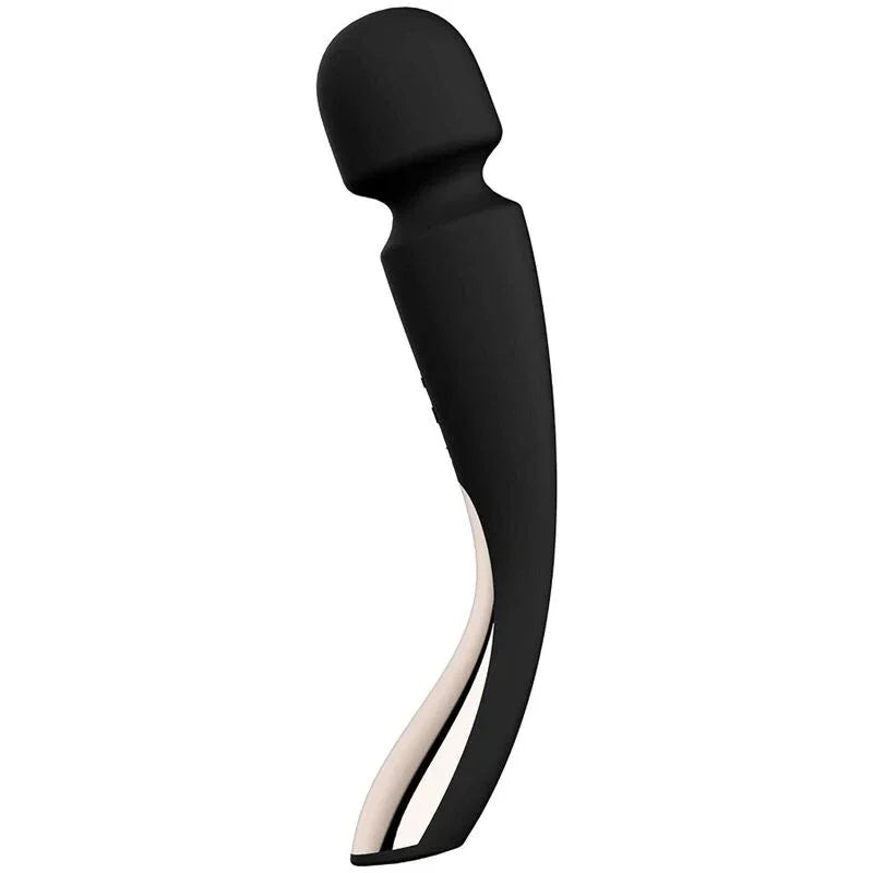 LELO - SMART MEDIUM WAND 2 BLACK MASSAGER - Happytoys Sexshop: online sex shop for Feeling Happy & Easy 😊 - Discreet geleverd
