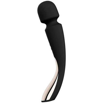 LELO - SMART MEDIUM WAND 2 BLACK MASSAGER - Happytoys Sexshop: online sex shop for Feeling Happy & Easy 😊 - Discreet geleverd