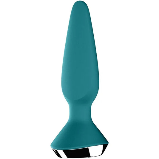 SATISFYER - PLUG ILICIOUS 1 PLUG VIBRATOR GREEN - Happytoys Sexshop: online sex shop for Feeling Happy & Easy 😊 - Discreet geleverd