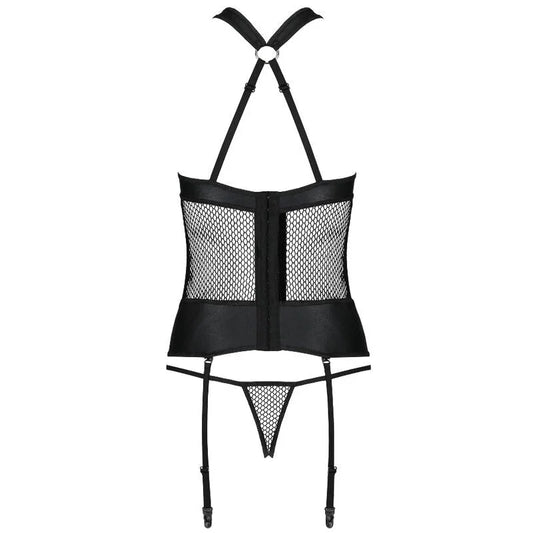PASSION - AMANDA ECOLOGICAL LEATHER CORSET S/M - Happytoys Sexshop: online sex shop for Feeling Happy & Easy 😊 - Discreet geleverd