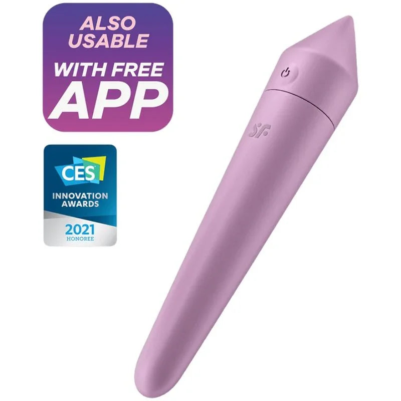 SATISFYER - ULTRA POWER BULLET 8 LILAC - Happytoys Sexshop: online sex shop for Feeling Happy & Easy 😊 - Discreet geleverd