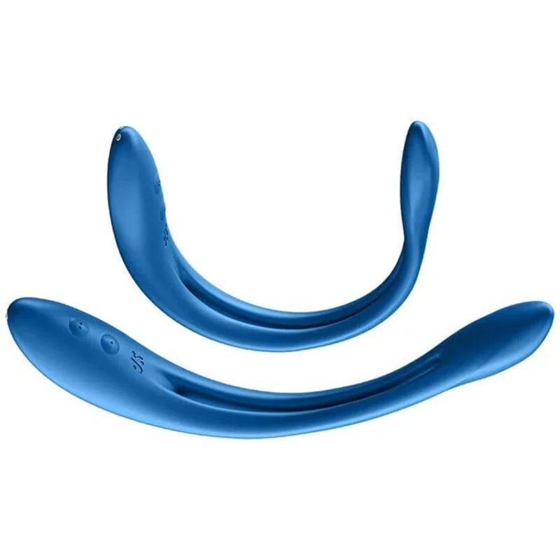 SATISFYER - ELASTIC GAME MULTI VIBRATOR BLUE - Happytoys Sexshop: online sex shop for Feeling Happy & Easy 😊 - Discreet geleverd