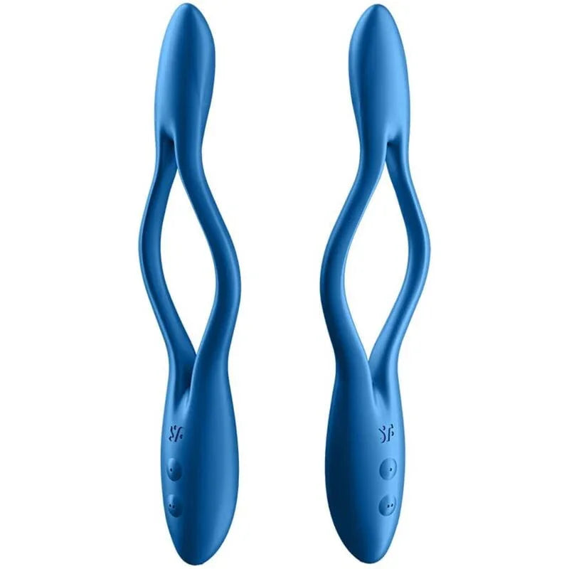 SATISFYER - ELASTIC GAME MULTI VIBRATOR BLUE - Happytoys Sexshop: online sex shop for Feeling Happy & Easy 😊 - Discreet geleverd