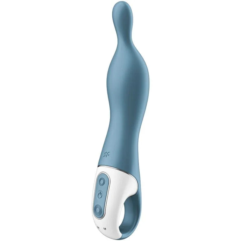SATISFYER - AMAZING 1 ASPOT VIBRATOR BLUE - Happytoys Sexshop: online sex shop for Feeling Happy & Easy 😊 - Discreet geleverd
