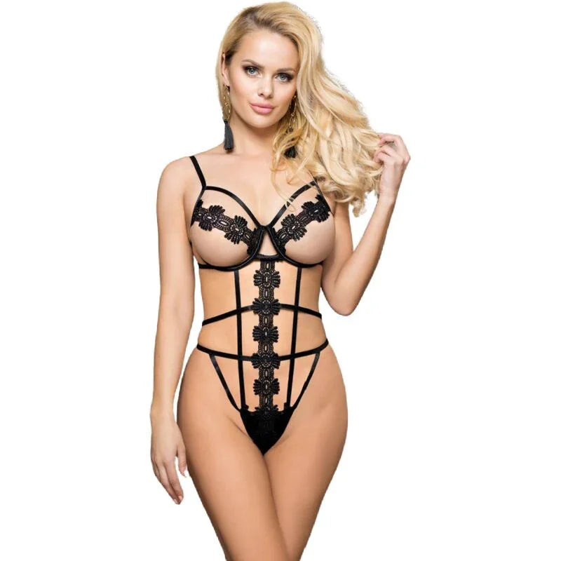 SUBBLIME - TEDDY STRAPPY LACE S/M - Happytoys Sexshop: online sex shop for Feeling Happy & Easy 😊 - Discreet geleverd
