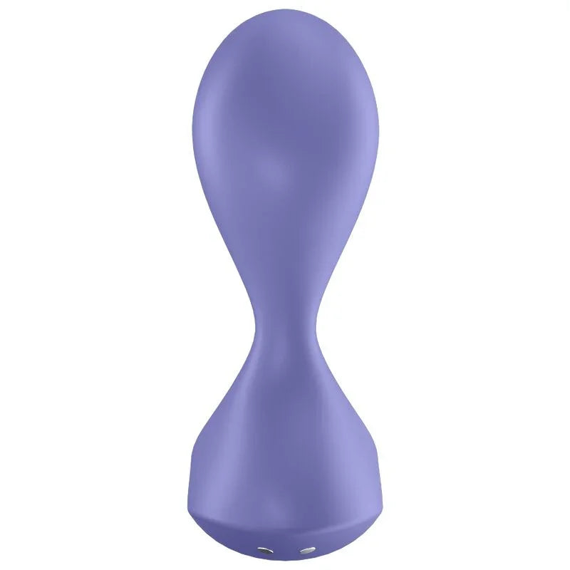 SATISFYER - SWEET SEAL VIBRATING PLUG APP VIOLET - Happytoys Sexshop: online sex shop for Feeling Happy & Easy 😊 - Discreet geleverd