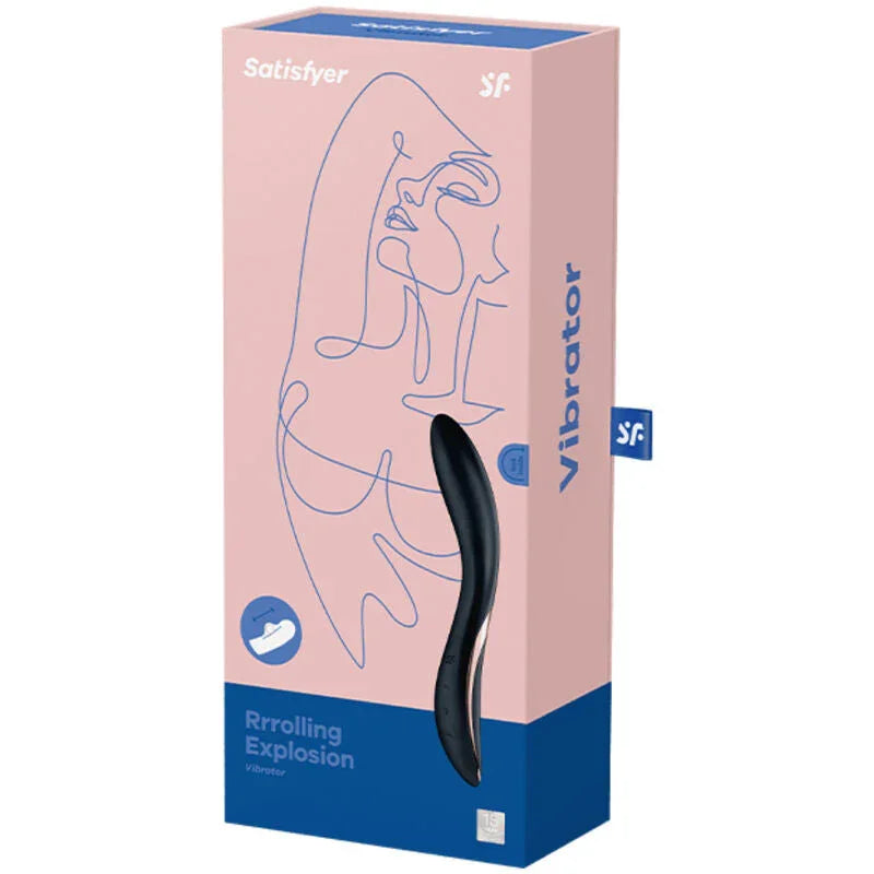 SATISFYER - RRROLLING EXPLOSION GSPOT VIBRATOR - Happytoys Sexshop: online sex shop for Feeling Happy & Easy 😊 - Discreet geleverd