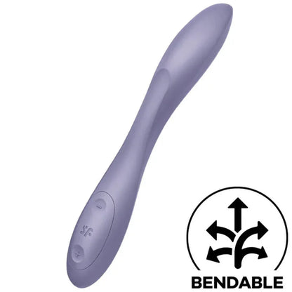 SATISFYER - G-SPOT FLEX 2 MULTI VIBRATOR PURPLE - Happytoys Sexshop: online sex shop for Feeling Happy & Easy 😊 - Discreet geleverd