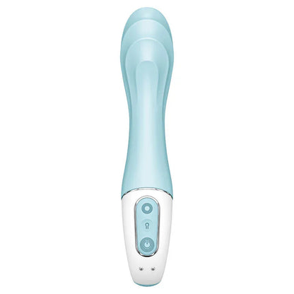 SATISFYER - AIR PUMP VIBRATOR 5+ INFLATABLE G-SPOT VIBRATOR APP BLUE - Happytoys Sexshop: online sex shop for Feeling Happy & Easy 😊 - Discreet geleverd