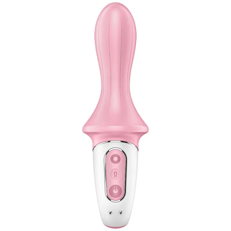SATISFYER - AIR PUMP BOOTY 5+ INFLATABLE ANAL VIBRATOR PINK - Happytoys Sexshop: online sex shop for Feeling Happy & Easy 😊 - Discreet geleverd