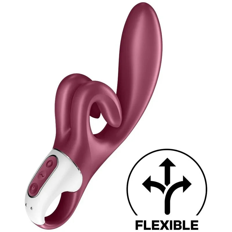SATISFYER - TOUCH ME RABBIT VIBRATION RED - Happytoys Sexshop: online sex shop for Feeling Happy & Easy 😊 - Discreet geleverd