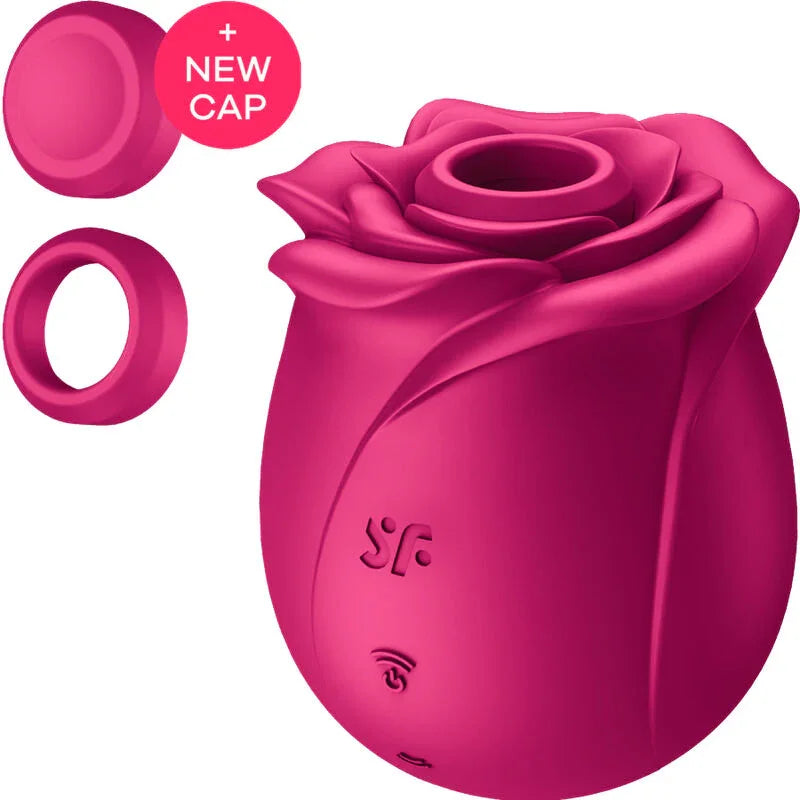 SATISFYER - AIR PULSE PRO 2 CLASSIC BLOSSOM VIBRATOR - Happytoys Sexshop: online sex shop for Feeling Happy & Easy 😊 - Discreet geleverd
