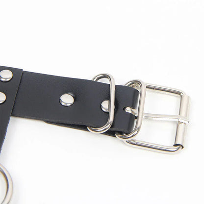 SUBBLIME - HARNESS BRA AND NECKLACE WITH CHAINS ONE SIZE - Happytoys Sexshop: online sex shop for Feeling Happy & Easy 😊 - Discreet geleverd