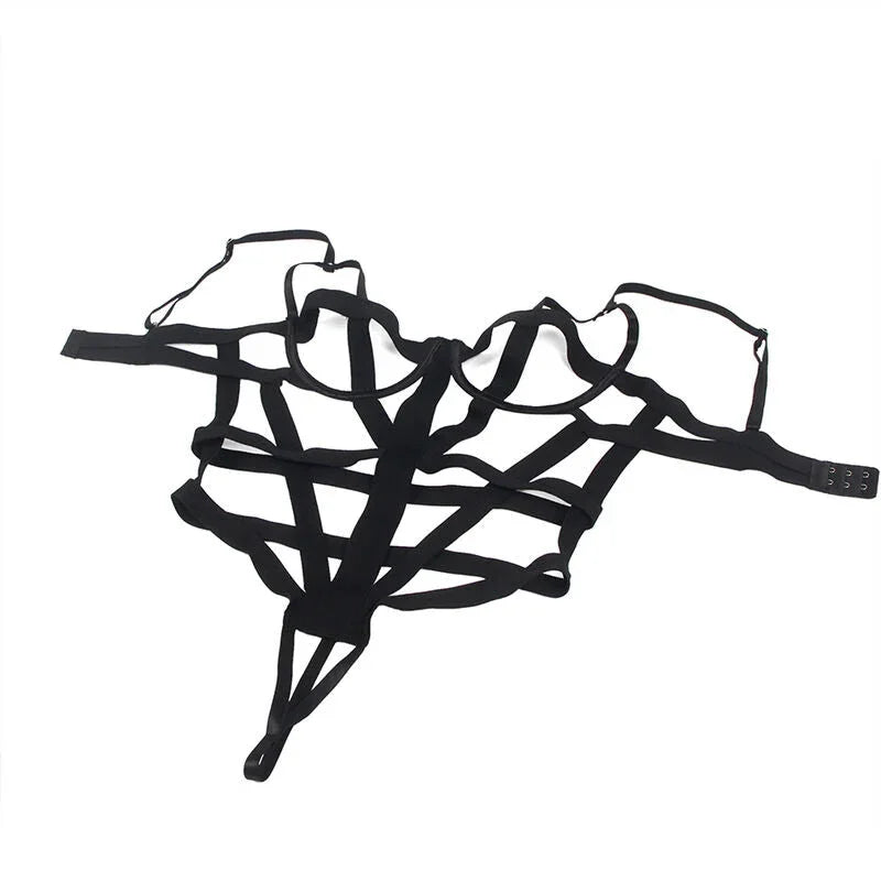 SUBBLIME - SEXY BODY WITH CUTOUTS BLACK S/M - Happytoys Sexshop: online sex shop for Feeling Happy & Easy 😊 - Discreet geleverd