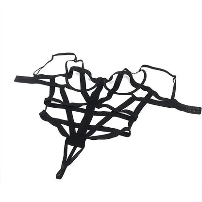 SUBBLIME - SEXY BODY WITH CUTOUTS BLACK S/M - Happytoys Sexshop: online sex shop for Feeling Happy & Easy 😊 - Discreet geleverd