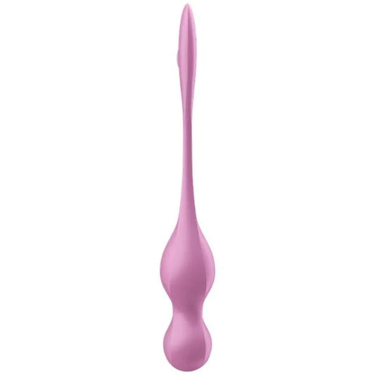 SATISFYER - LOVE BIRDS VIBRATING KEGEL BALLS PINK - Happytoys Sexshop: online sex shop for Feeling Happy & Easy 😊 - Discreet geleverd