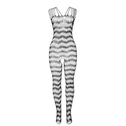 SUBBLIME - 951696 FISHNET CROTCHLESS BODYSTOCKING WITH STRAPS ON THE SHOULDERS BLACK ONE SIZE - Happytoys Sexshop: online sex shop for Feeling Happy & Easy 😊 - Discreet geleverd