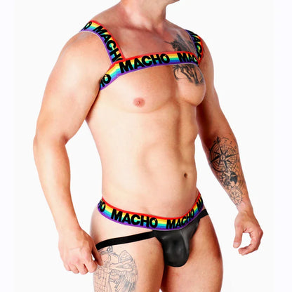 MACHO - DOUBLE HARNESS PRIDE LIMITED - Happytoys Sexshop: online sex shop for Feeling Happy & Easy 😊 - Discreet geleverd