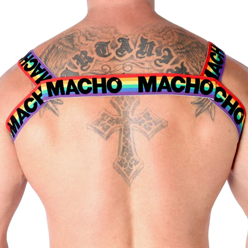 MACHO - DOUBLE HARNESS PRIDE LIMITED - Happytoys Sexshop: online sex shop for Feeling Happy & Easy 😊 - Discreet geleverd