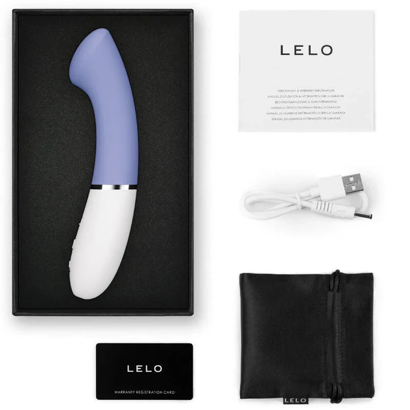 LELO - GIGI™ 3 G-SPOT VIBRATOR BLUE - Happytoys Sexshop: online sex shop for Feeling Happy & Easy 😊 - Discreet geleverd
