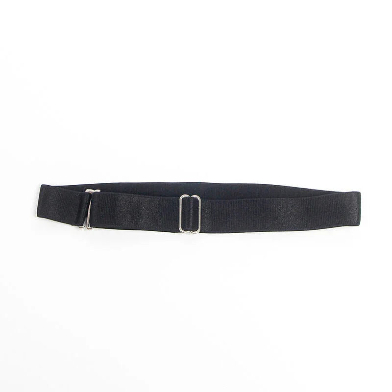 SUBBLIME - 955373 DRESS WITH BLACK LEATHER STRAPS S/M - Happytoys Sexshop: online sex shop for Feeling Happy & Easy 😊 - Discreet geleverd