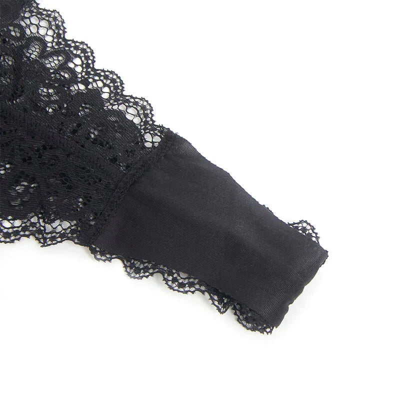 SUBBLIME - 955458 BLACK LEATHER ZIPPER BODY S/M - Happytoys Sexshop: online sex shop for Feeling Happy & Easy 😊 - Discreet geleverd