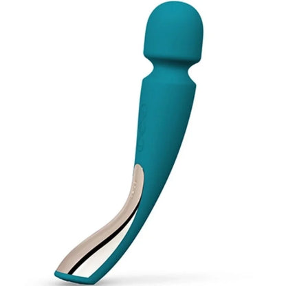 LELO - SMART MEDIUM WAND 2 OCEAN BLUE MASSAGER - Happytoys Sexshop: online sex shop for Feeling Happy & Easy 😊 - Discreet geleverd