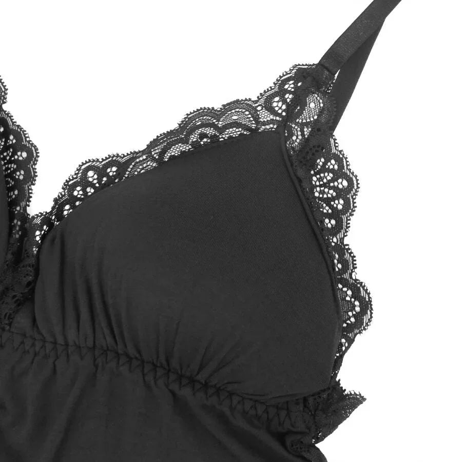 SUBBLIME - BLACK FLORAL LACE DETAIL TEDDY S/M - Happytoys Sexshop: online sex shop for Feeling Happy & Easy 😊 - Discreet geleverd