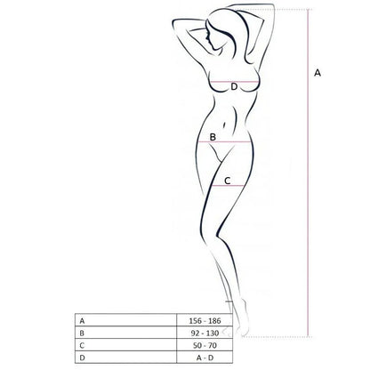 PASSION - WOMAN BS050 BODYSTOCKING BLACK ONE SIZE - Happytoys Sexshop: online sex shop for Feeling Happy & Easy 😊 - Discreet geleverd