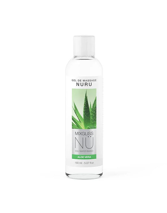 Mixgliss - NU Aloe Vera - 2-in-1 Massagegel en Glijmiddel op Waterbasis - 150 ml - Happytoys Sexshop: Toys for Feeling Happy & Easy 😊 - Discreet geleverd