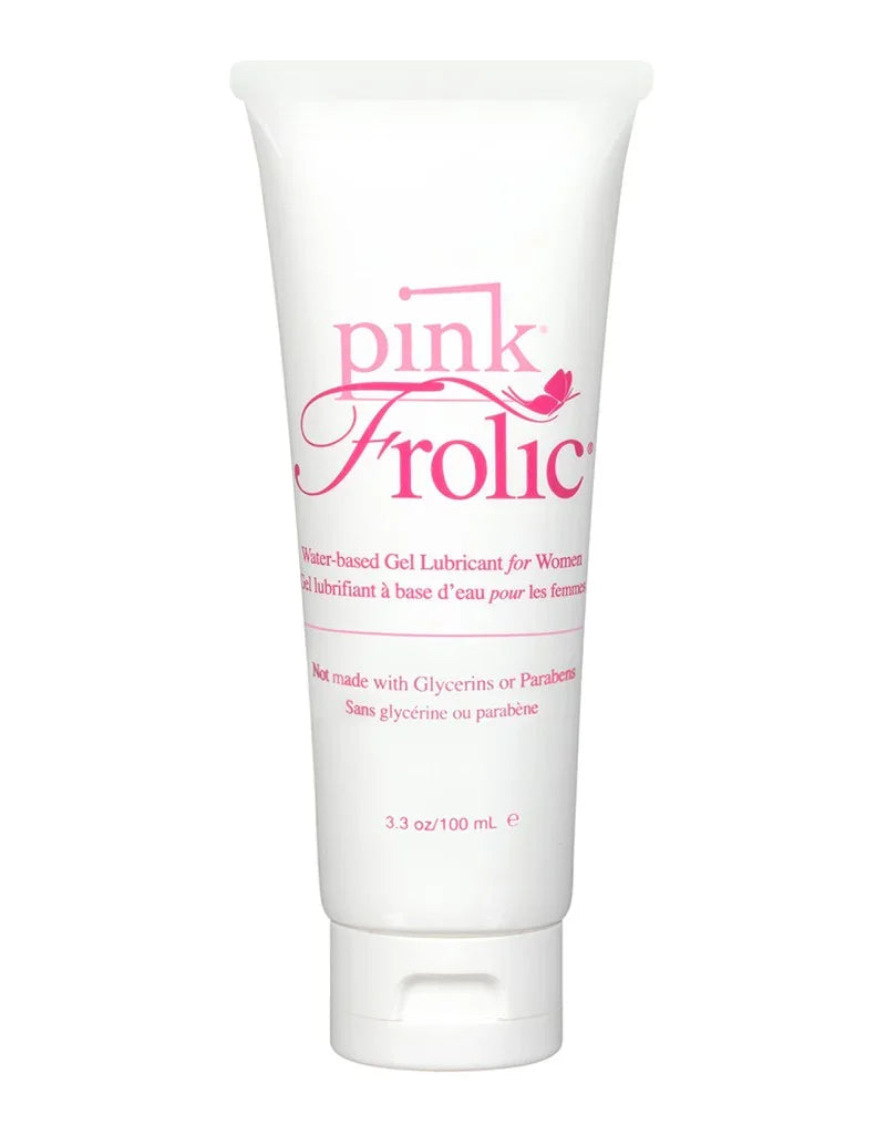 Pink - Frolic - Gel Glijmiddel op waterbasis - 100 ml - Happytoys Sexshop: Toys for Feeling Happy & Easy 😊 - Discreet geleverd