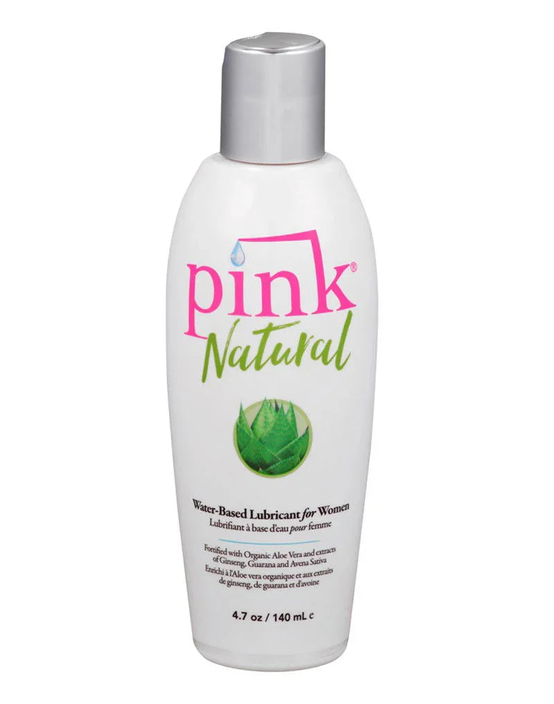 Roze - Natural - Glijmiddel op waterbasis - 140 ml - Happytoys Sexshop: Toys for Feeling Happy & Easy 😊 - Discreet geleverd