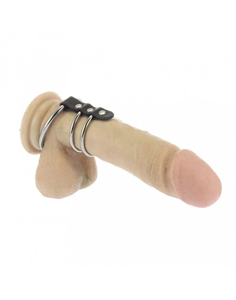 Rimba - Penisartikel met metalen ringen van 55 en 40 mm - Happytoys Sexshop: Toys for Feeling Happy & Easy 😊 - Discreet geleverd