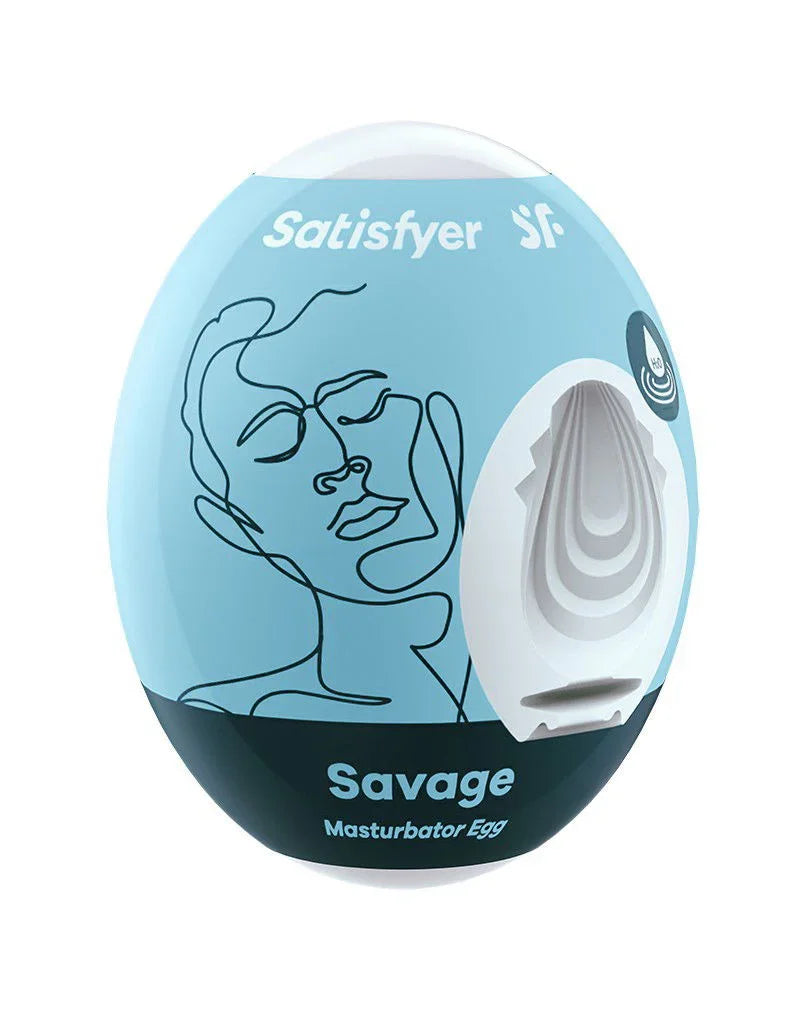 Satisfyer - Savage - Mini Masturbator - Happytoys Sexshop: Toys for Feeling Happy & Easy 😊 - Discreet geleverd