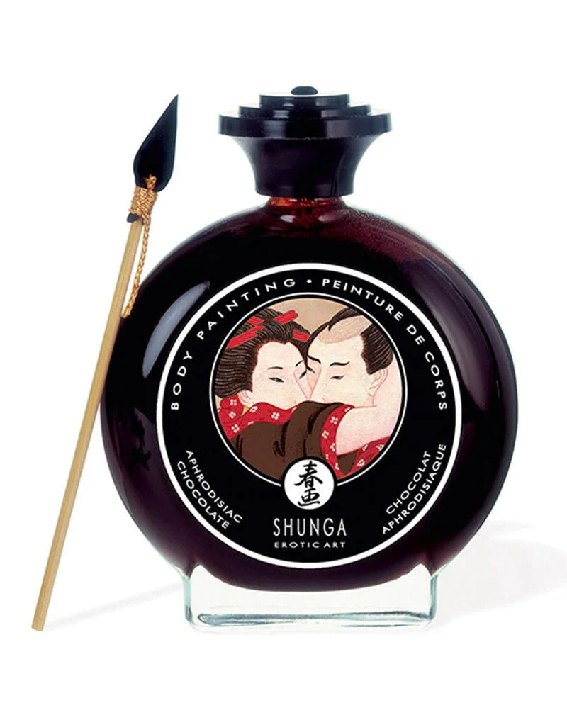 Shunga - Lichaamsverf - Aphrodisiac Chocolate - 100 ml - Happytoys Sexshop: Toys for Feeling Happy & Easy 😊 - Discreet geleverd