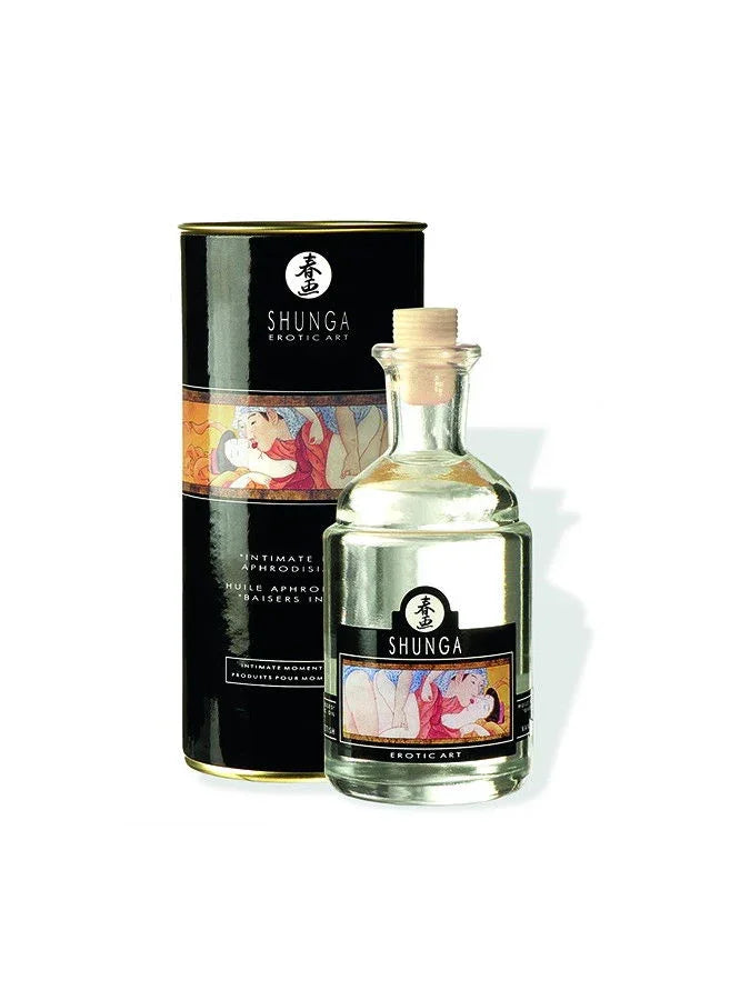 Shunga - Intimate Kisses Warming Oil - Vanilla Fetish 100 ml. - Happytoys Sexshop: Toys for Feeling Happy & Easy 😊 - Discreet geleverd