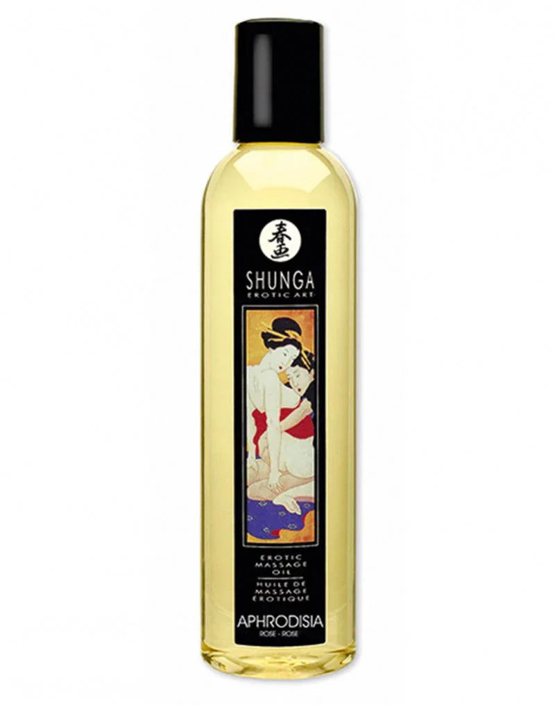 Shunga - Massage olie - Aphorodisia Roses 250 ml. - Happytoys Sexshop: Toys for Feeling Happy & Easy 😊 - Discreet geleverd