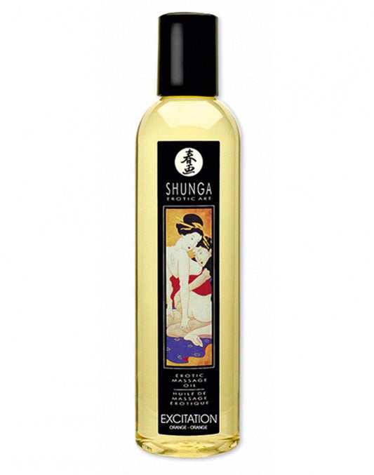 Massage olie - Excitation Orange 250 ml. By Shunga