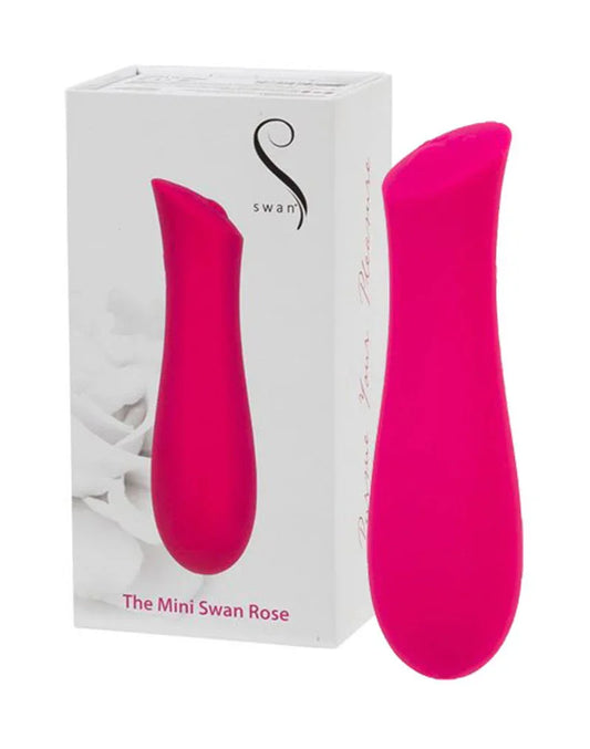 Swan – Mini Swan Rose vibrator - Happytoys Sexshop: Toys for Feeling Happy & Easy 😊 - Discreet geleverd